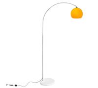 CCLIFE lampada a stelo Lampada ad Arco lampada da terra ad arco altezza Regolabile 145-220 cm con Base in Marmo E27 max. 60 W