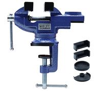 CCLIFE Morsa da banco con Incudine 50/70 mm ghisa Morsa da Banco professionale Base Girevole Morsa Banco, Color:70cm