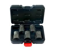 CCLIFE Set di estrattori per viti da 3/8" CR-MO con bussole turbo da 8-19 mm