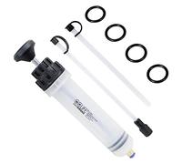 CCLIFE Siringa Aspirazione Olio 200cc, Pompa Manuale per Estrazione e Riempimento di Liquidi, Estrattore Olio Motore