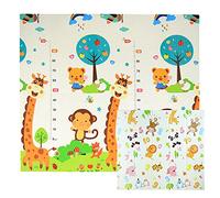 CCLIFE Tappeto Gioco Bambini Pieghevole 196x176x1cm, Numero & Cervo