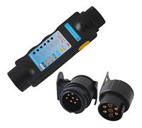 CCLIFE Tester Luci per Rimorchio 7/13 Poli 12V - Per RV/Barca