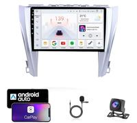 CCLXWY Android 16 Autoradio Multimediale con 9'' Screen per Toyota Camry 2014-2017 Supporta la Navigatore GPS/DSP Stereo Auto/FM AM RDS Radio/Controllo del Volante/USB/Videocamera