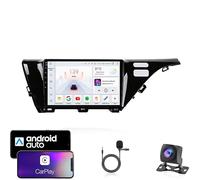 CCLXWY Android 16 Autoradio Multimediale con 9'' Screen per Toyota Camry 8 2017-2019 Supporta la Navigatore GPS/DSP Stereo Auto/FM AM RDS Radio/Controllo del Volante/USB/Videocamera