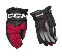 CCM JetSpeed FT8 - Guanti da hockey su ghiaccio, 33 cm, colore: Nero/Rosso/Bianco
