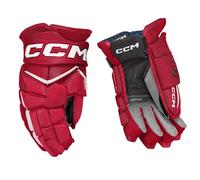 CCM JetSpeed FT8 - Guanti da hockey su ghiaccio, 36 cm, colore: Rosso/Bianco
