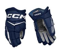 CCM JetSpeed FT880 - Guanti da hockey su ghiaccio, 33 cm, colore: blu navy/bianco