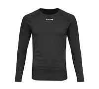 CCM Performance Compression - Top a maniche lunghe da uomo, Nero , Taglia Unica