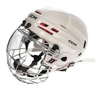 CCM Tacks 70 Casco Bianco + Vollvisier Bosport Sr (Bundle)