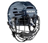 CCM Tacks 920 - Casco da hockey per anziani, con gabbia, colore: blu navy, M