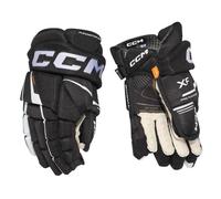 Guanti da hockey CCM Tacks XF Black/White Senior 14 pollici