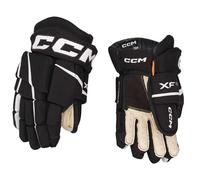 CCM Tacks XF Pro - Guanti Bambini, misura 8 pollici, colore: Nero/Bianco