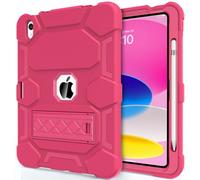 CCMAO Custodia per iPad di 10a generazione da 10,9 pollici 2022, custodia per iPad 10 con cavalletto e portamatite, custodia protettiva ibrida a tre strati resistente antiurto per ragazze e donne