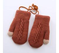 Ccomage Guanti invernali per ragazzi e ragazze, con pile da 2 a 5 anni, guanti invernali caldi e anti graffio, guanti da sci a maglia, guanti da ciclismo