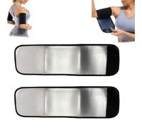 CConfitone Tonificante for le braccia for donne, Rifinitori for braccia migliorati e manicotti a compressione for dimagrimento, brucia grassi e supporto muscolare(Silver - 2pcs)
