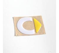 CCOZD Adesivi la Decorazione del Volante Dell'auto per Smart 453 451 Fortwo Forfour Decalcomanie del Volante Accessori Interni la Decorazione Automatica,A