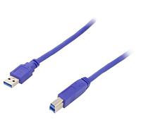 CCP-USB3-AMBM-10 Cavo USB 3.0 USB A-SpinaUSB B-Spina Placcato Oro3 metri Blu G