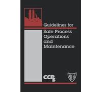 CCPS (Center for Chemic Guidelines for Safe Process Operatio (Copertina rigida)