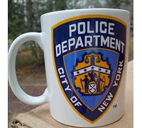 CCS Nypd città di New York Police Department 11 oz tazza di ceramica Bianco