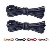 CCSOFTIME 2 Paia Lacci per Scarpa Cerati Eleganti Blu Tondi,Lacci Sottili per Scarpe Classiche Cuoio Stivaletti,Stringhe per Scarpe Polacchetti Desert Boots,Stringate de Bambini e Adulti 80cm