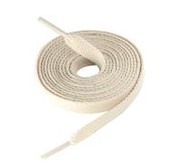CCSOFTIME 2 Paia Lacci Scarpe Beige,Lacci Crema Piatti per Air Force 1 Converse per Ogni Tipo Di Calzatura,Stringhe Scarpe Piatti Robuste e Resistenti de Bambini e Adulti-Larghezza 8mm,Beige-75cm