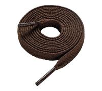 CCSOFTIME 2 Paia Lacci Scarpe Piatti marrone scuro,Lacci per Air Force 1 Converse per Ogni Tipo Di Calzatura,e Scarpe Piatti Robuste e Resistenti de Bambini e Adulti- Larghezza 8mm-120cm