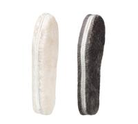 CCSOFTIME 2 PAIA Solette Pelo di Agnello per Donna Uomo, Spesse Calde Soletta Montone per Invernali, Lana Solette Piedi, Soletta Termiche per Scarponi, Grigio Beige EU38