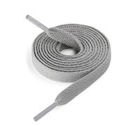 CCSOFTIME Lacci Scarpe Grigio(1Paia),Lacci per Air Force 1 Converse Ginnastica,Stringhe Scarpe Grigio Chiaro Robuste e Resistenti de Bambini e Adulti-Larghezza 8mm Piatti,Grigio-140cm