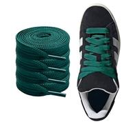 CCSOFTIME Lacci Scarpe Verde Piatti 16MM per Campus 00s Sneaker, Lacci Sostitutivi Spessi per Uomo e Donna 160 CM