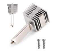 CCTREE Bamboo Original Stainless Steel Hotend Kit with 0.2mm Nozzle für Bambu Lab A1, A1 Mini, High Temp&Fast Speed All Metal Extruder Hot End, Heating Block Replacement