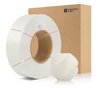CCTREE Bamboo Original X1 PLA Matte Refill Filamento 1,75 mm High Toughness & High Speed, Easy Printing with RFID per Bambu Lab A1/X1/P1 AMS 1 KG +/- 0,03 mm (Without Spool) (bianco osso 1103)