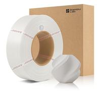 CCTREE Bamboo Original X1 PLA Matte Refill Filamento 1,75 mm High Toughness & High Speed, Easy Printing with RFID per Bambu Lab A1/X1/P1 AMS 1 KG +/- 0,03 mm (Without Spool) (bianco avorio 1100)