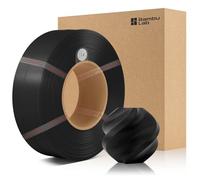 CCTREE Bamboo Original X1 PLA Matte Refill Filamento 1,75 mm High Toughness & High Speed, Easy Printing with RFID per Bambu Lab A1/X1/P1 AMS 1 KG +/- 0,03 mm (Without Spool) (carbone nero 11101)