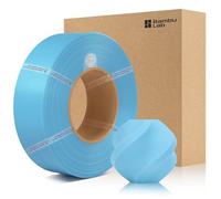 CCTREE Bamboo Original X1 PLA Matte Refill Filamento 1,75 mm High Toughness & High Speed, Easy Printing with RFID per Bambu Lab A1/X1/P1 AMS 1 KG +/- 0,03 mm (Without Spool) (celeste 11603)