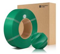 CCTREE Filamento originale X1 PLA Basic Refill 1,75 mm High Toughness & High Speed, Easy Printing with RFID per Bambu Lab A1/X1/P1 AMS 1 KG +/- 0,03 mm (Without Spool) (verde vischio 10502)