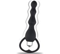 CCTS AwIreléss ViBrátoré Ánalé UoMo Princìpiantì StimOlatOre Ānale Uoṁini SiLicóné, Mini VîbraTori PortaTili Uoṁo ÁnaLi Piccoló SilénziOso MaSsaggiAtóre/Black/1