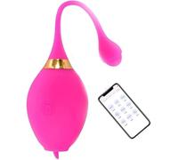 CCTS Vībratóre Donna Clitóridè Succhia Ovettò Vîbránte Wirless Donna Sèśśuale sIlicone, vîbratori Bluetooth ovetto con Distánza App Control De Télécomándo/rosa/