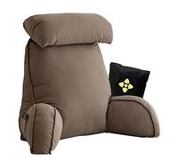 CCTSA Cuscino da Lettura per Letto e Divano Ergonomico | Cuscino da Lettura con Supporto Lombare | Extra-Large Cuscino Schienale Letto per Giocare | Leggere | Rilassarsi | Lavorare 75 x 40 x 50 cm