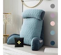 CCTSA Ergonomico Cuscino da Lettura con Braccioli e Collo Staccabile Cuscini da Lettura per Letto e Divano Multifunzione Cuscino Lettura Cuscino di Supporto per Giocare Leggere Guardare la TV