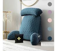 CCTSA Extra-Large Cuscino da Lettura con Supporto per Collo/Braccia Ergonomico Cuscino di Supporto Lombare con Fodere Lavabili Funzionale Cuscini da Lettura per Giocare Leggere Rilassarsi