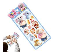 ccuzs 3D Kids Stickers - Raised Decorative Craft Decals Set | Colorful Textured Adhesive Cute Peel And Stick Design for Laptops, Walls, Guitars, Suitcases, Notebooks or Planners