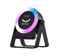 ccuzs Altoparlante piccolo, unità audio compatta, luce di supporto integrata, tecnologia di rilevamento intelligente, sistema audio chiaro per ascoltare il bagno, cucina, scrivania per camera da letto