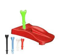 ccuzs Artificial Turf Base - Holder with 5 Tees for Simulator | Golf Tee Base Stable Design for Golfer, Simulator, Driving Range, Hitting Mat or Outdoor Indoor, 9x6.2x1.6cm