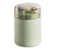 ccuzs Automatic Toothpick Dispenser, Pop-Up Storage Box, Thickened Transparent Design, Detachable Dustproof Cover, Compact Portable Holder, For Kitchen Living Room Bedroom Use, 3.34*2.36in