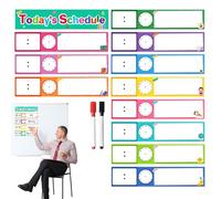 ccuzs Carte di comunicazione del comportamento, grafico di routine giornaliero, tabella di cognizione dei bambini, programma giornaliero dei bambini, programma visivo per bambini con grafico delle