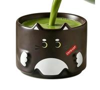 ccuzs Coffee Mug - 320ml Ceramic Cat Cartoon Drinkware | Microwave Safe Tea Coffee Cup Cute Animal Design Latte Cappuccino Juice for Home, Kitchen, Office, Birthday, Party Gift Use