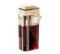 ccuzs Cold Brew Maker - 1000ml Wide Mouth Leakproof Pitcher | Coffee Tea Infuser Dispenser Bottle Fridge Storage Jug for Home, Kitchen, Dining Room, Family Gatherings, Brewing Use