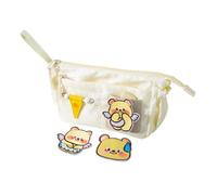 ccuzs Cute Pencil Case, Wide Opening Pouch, Pen Organizer Case, Lightweight Pen Case with Cute Bear Design and Convenient Handle 8.27x5.12x2.76 Inches for Students and Adults (1 Piece)