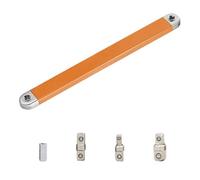 ccuzs Extension Wrench Set - 15 Inch Ratcheting Extender Tool | Offset High Torque Hand Wrench Adapter Steel Grip Mechanical Repair for Car Maintenance, AC, Transmission, Work Use