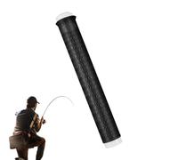 ccuzs Fishing Rod Grip Wrap - Non Slip Silicone Handle Sleeve | Protective Replacement Casting Pole Cover Shock Absorbing Textured for Boat, Kayak, Lake, River, Shore, Saltwater Angling